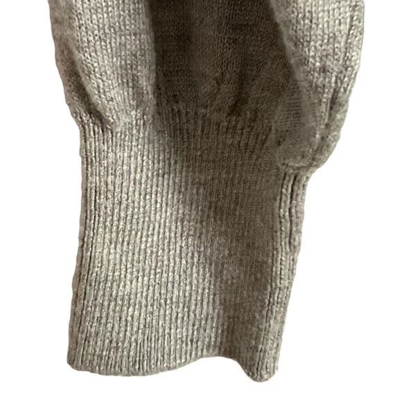 Magaschoni Heather Grey Crewneck Super Soft Drop Sleeve Pullover Sweater sz Med - Picture 5 of 9